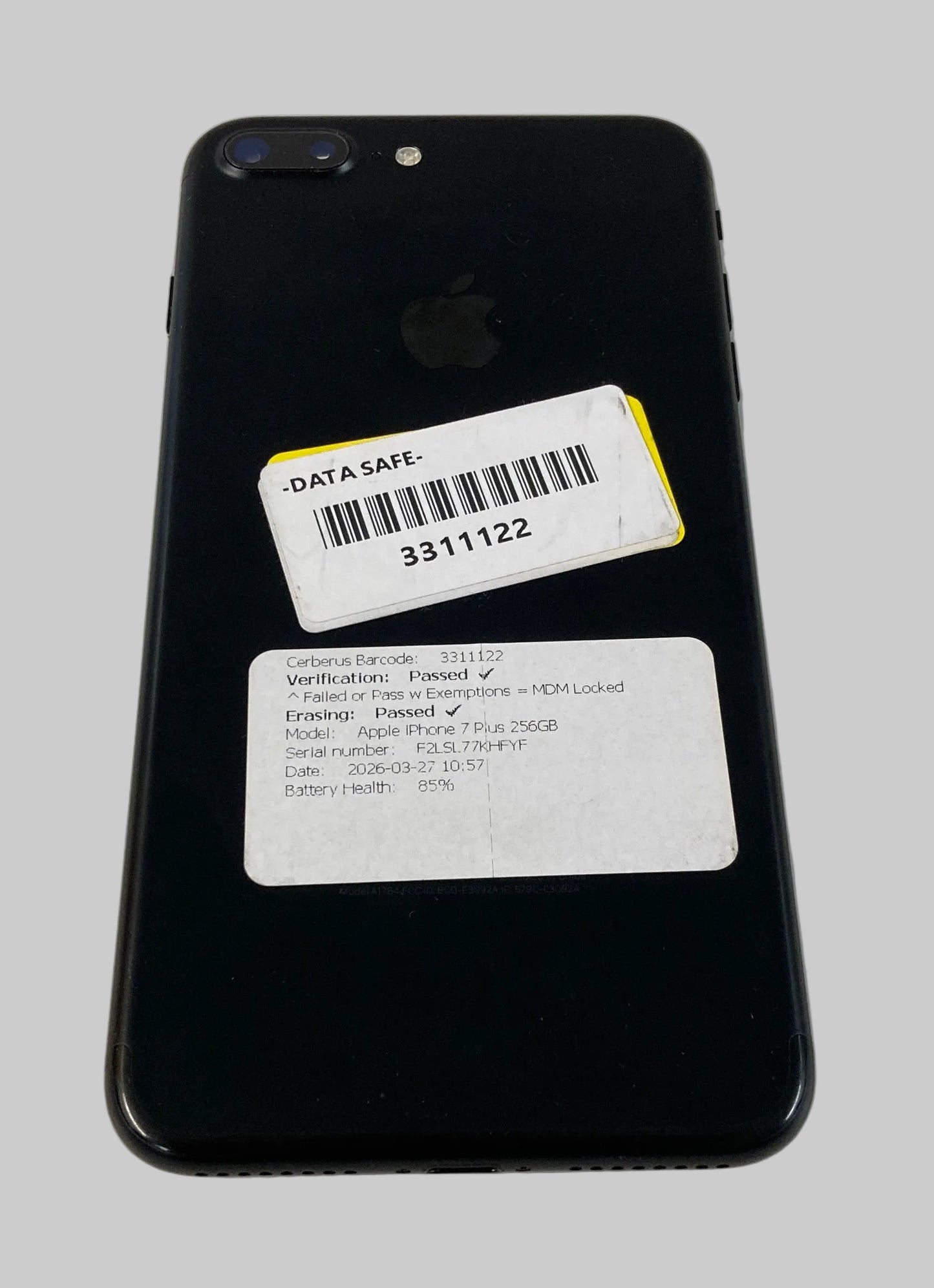 Apple iPhone 7 Plus Smartphone 256GB Black Mobile Phone IOS