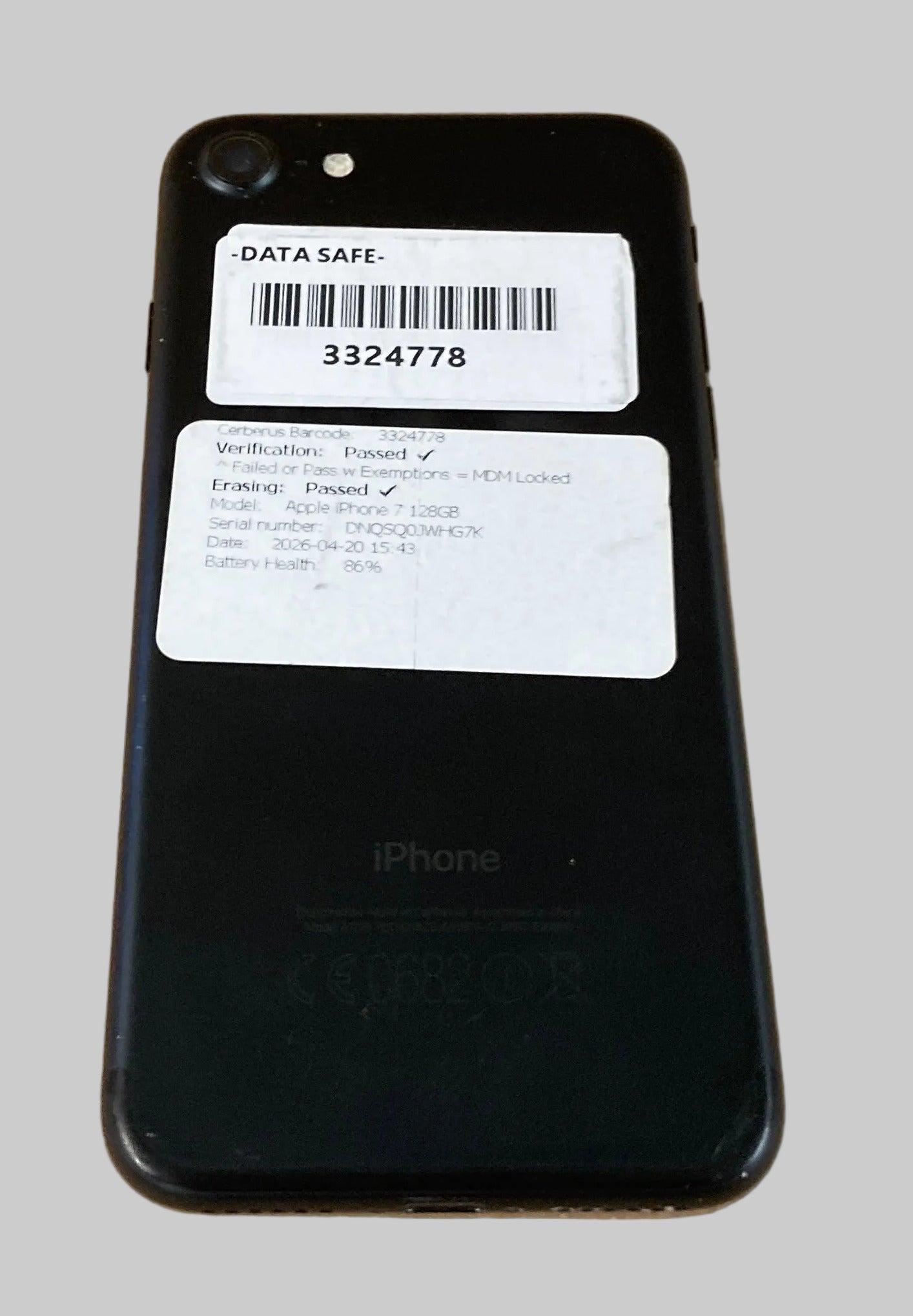 Apple iPhone 7 Smartphone 128GB Black Mobile Phone IOS
