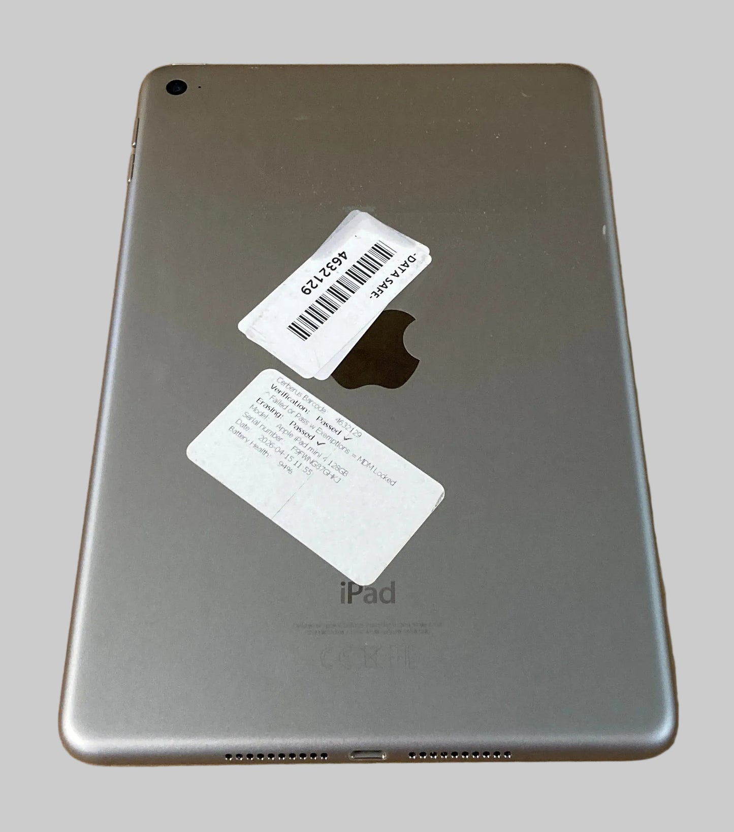 Apple iPad Mini 4 128GB, Wi-Fi, 7.9in - Grey