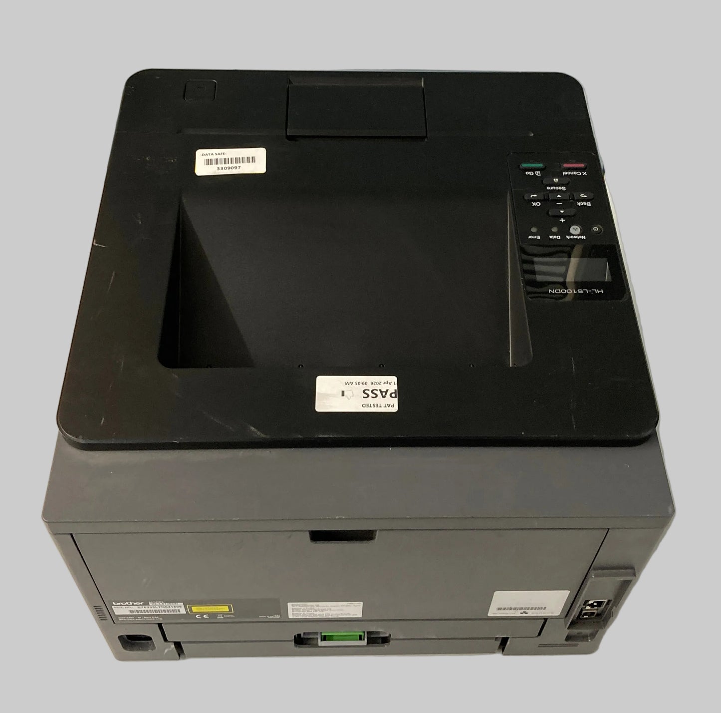 BROTHER HL-L5100DN A4 MONOCHROME 1200 DPI ETHERNET DUPLEXING LASER PRINTER