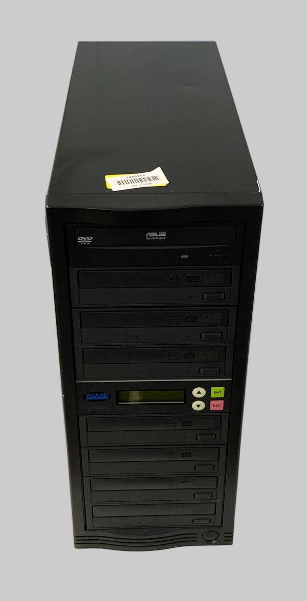 VGC M-Tech Acard 8 bay 1:7 DVD CD Disc Duplicator Stand Alone