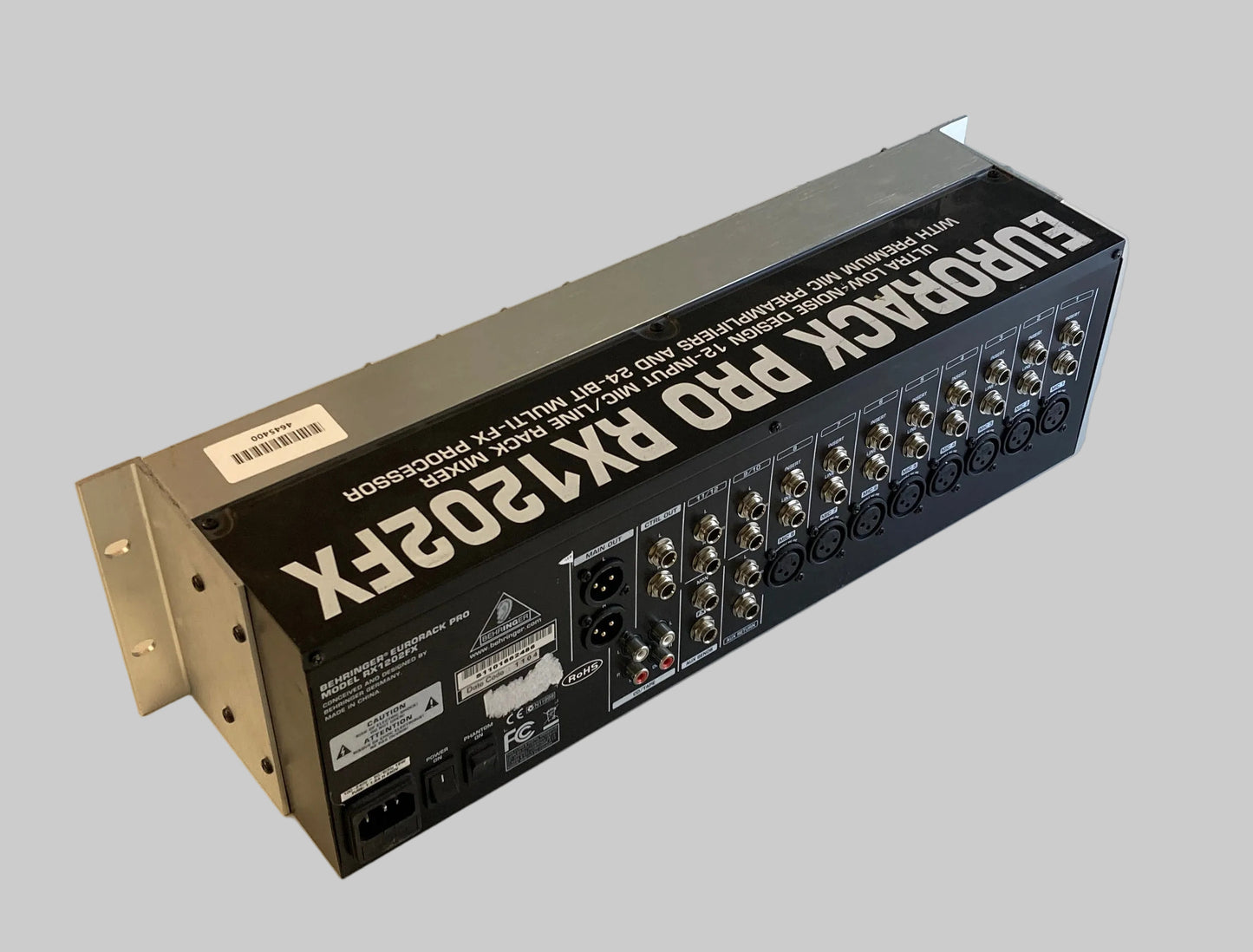 Behringer Eurorack Pro RX1202FX 12-Input Rack-Mount Mic/Line Mixer