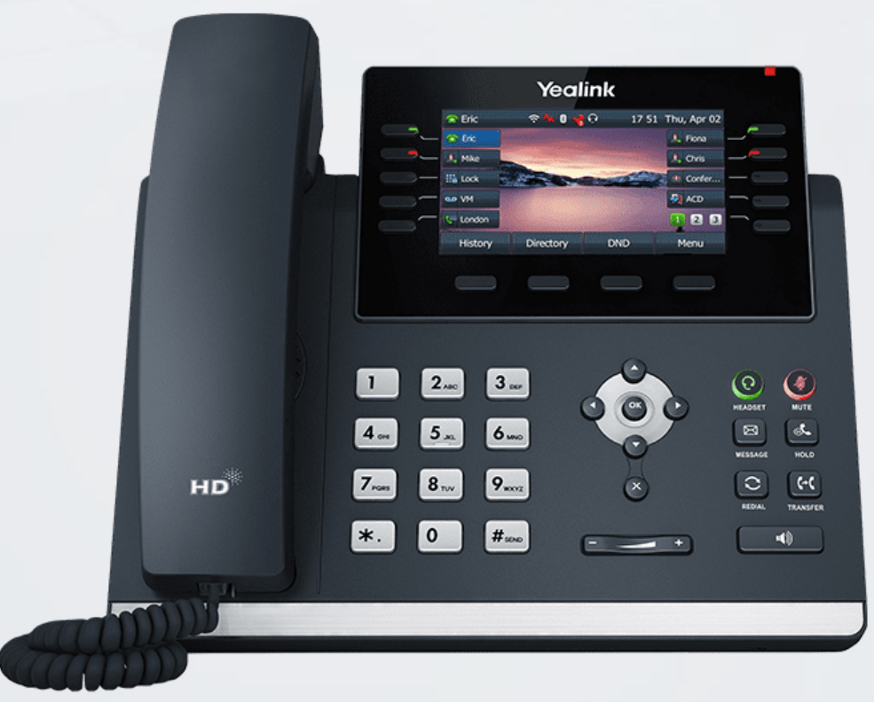Yealink SIP-T46U Ultra-elegant Gigabit IP Phone