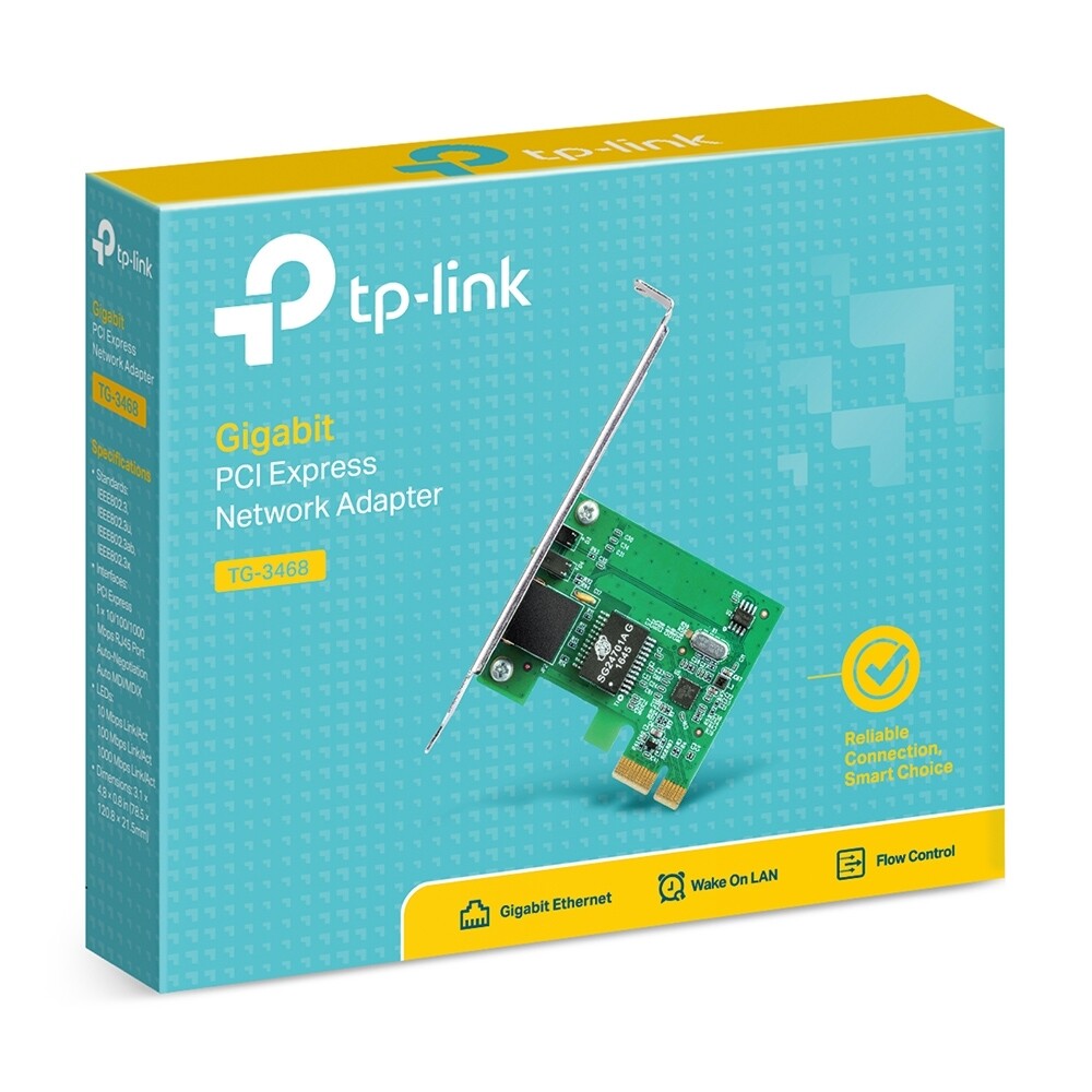 TP-Link 3468 Gigabit PCI Express Network Ethernet Adapter RJ45 High Speed