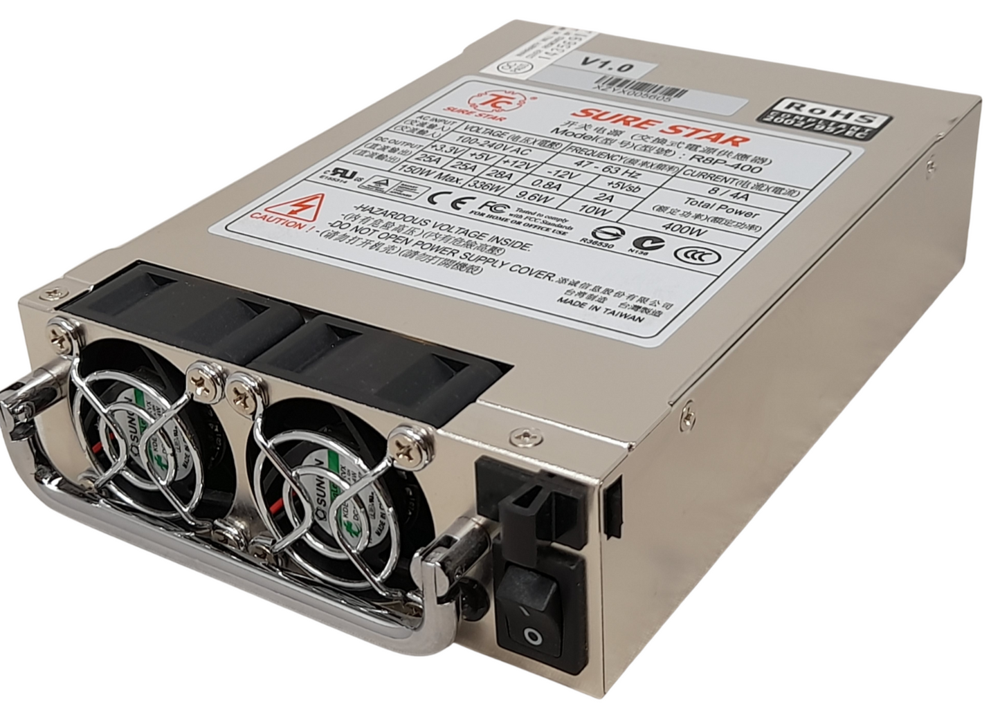 Synology Rackstation NAS 400W Power Supply PSU SS-400R8P R8P-400