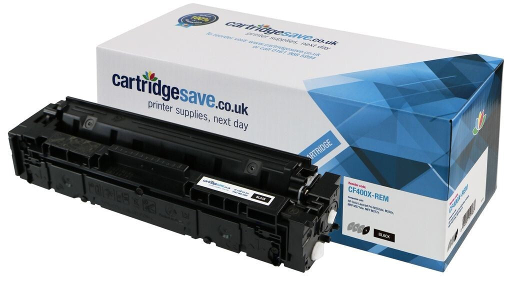 Compatible HP 201X High Capacity Black/Cyan/Magenta/Yellow Toner Cartridges