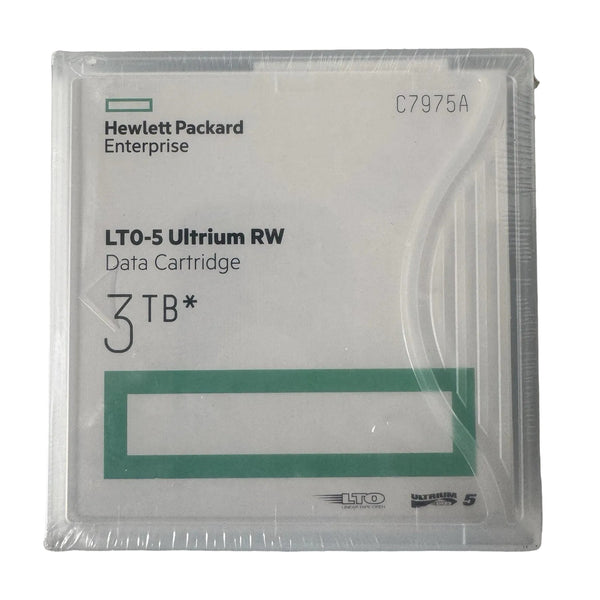 HP Hewlett Packard Enterprise LTO-5 Ultrium RW C7975A Tape Data Cartridge 3TB