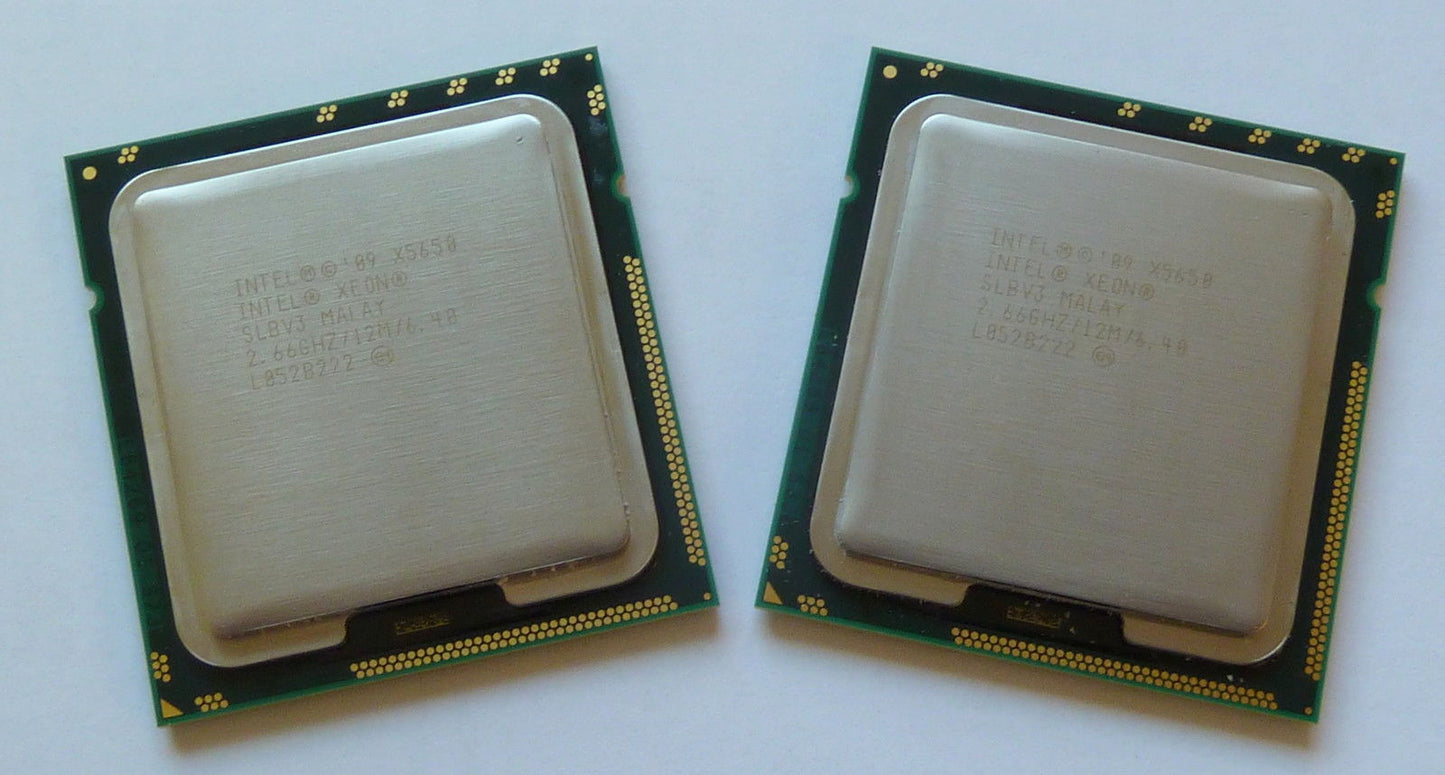 Matching Pair Apple Mac Pro Intel Xeon X5650 CPU LGA 1366 CPU Processor