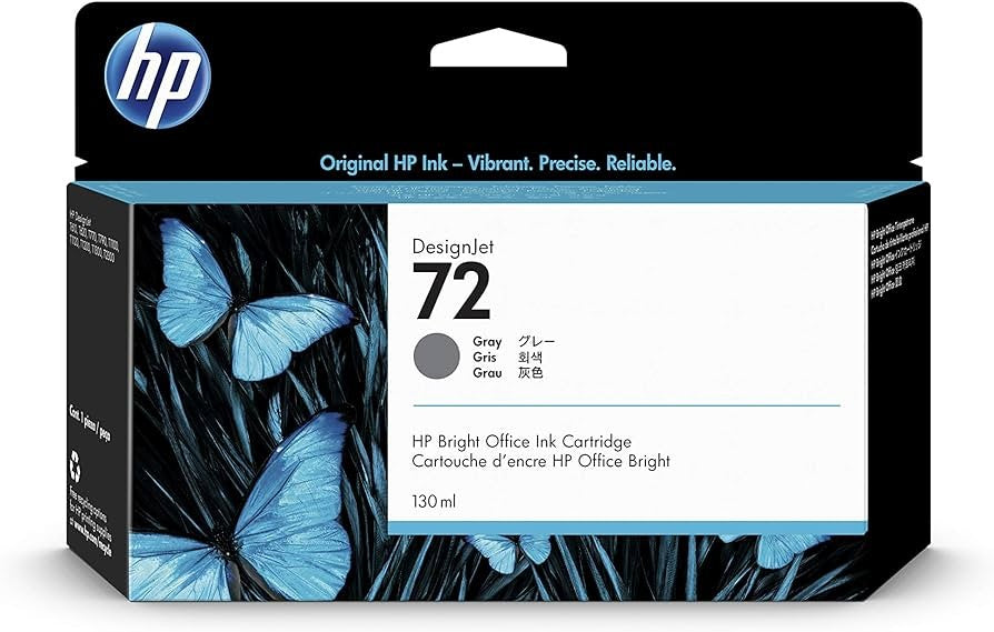 Genuine HP 72 Grey Ink Cartridge C9374A