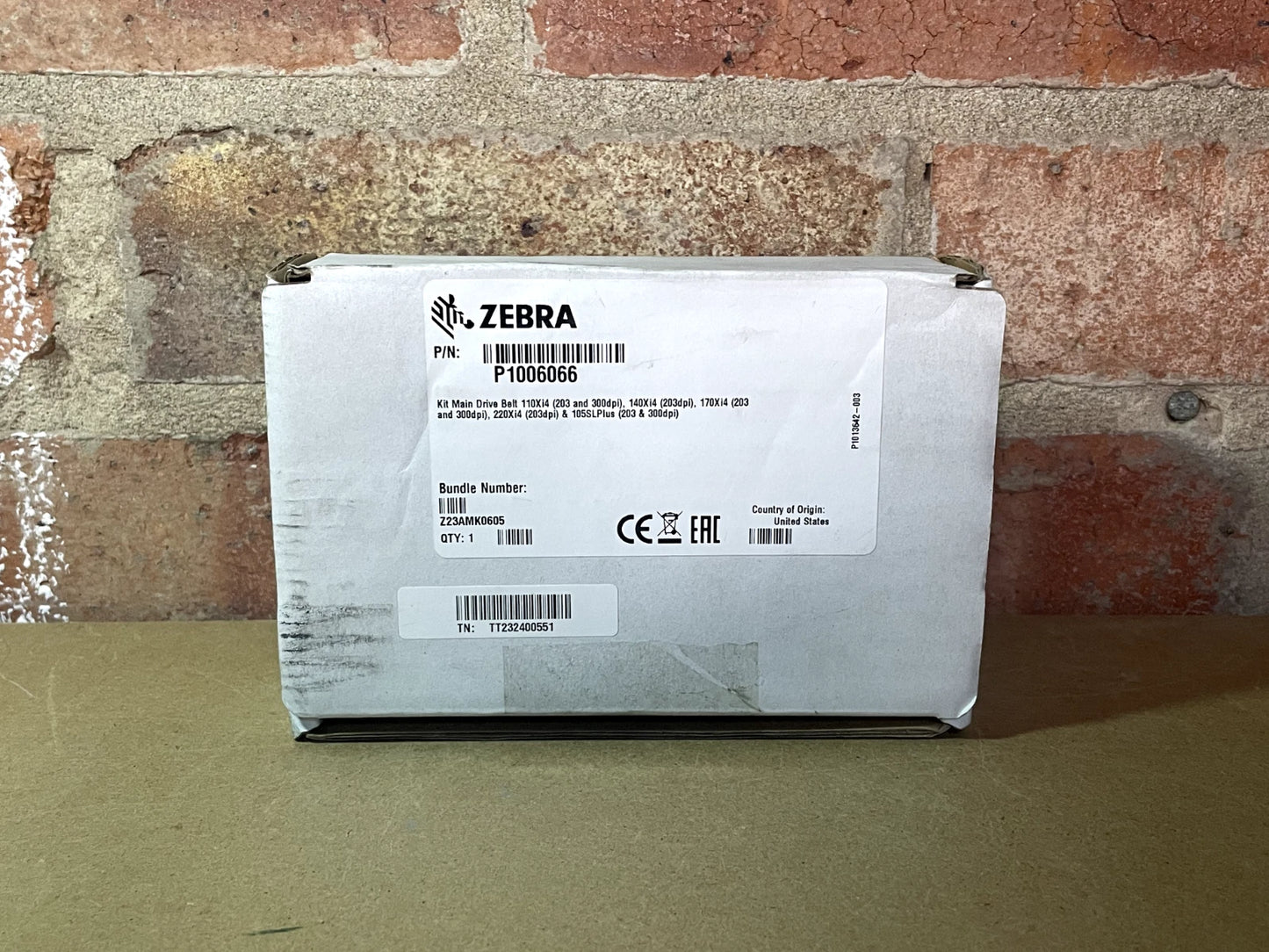 Genuine New Zebra Main Drive Belt for Zebra 105SL 110Xi4 140xi4 170xi4 220xi4