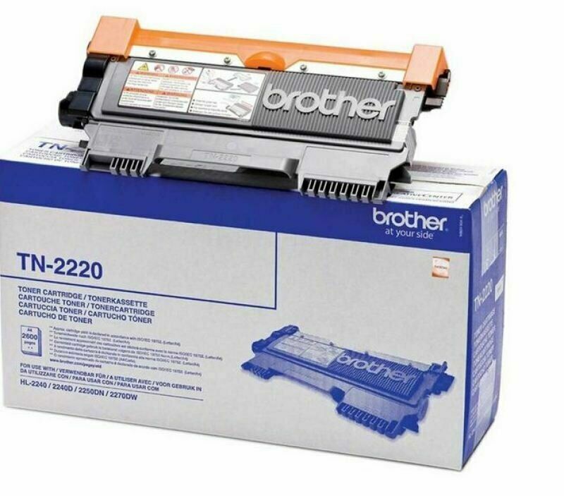 Brother TN-2220 Black Original High Capacity Laserjet Toner Cartridge