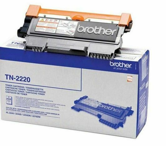 Brother TN-2220 Black Original High Capacity Laserjet Toner Cartridge